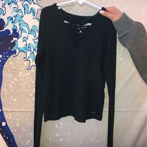 hollister cross front long sleeve